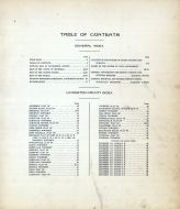 Index and Table of Contents, Livingston County 1915